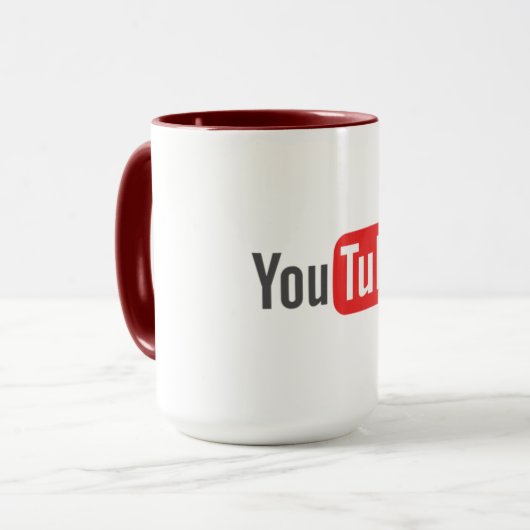 高品質youtube mug マグカップ (正面左)