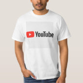 高品質YouTube Tシャツ (正面)