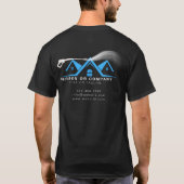 高圧洗浄 ハウスクリーニング パワーウォッシャー Tシャツ (裏面)