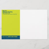 高圧洗浄 半ページ フライヤー テンプレート (裏面)