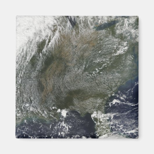 高圧雲の風車のようなパターン マグネット (正面)