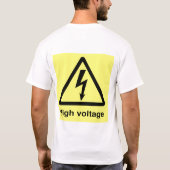 高圧 Tシャツ (裏面)