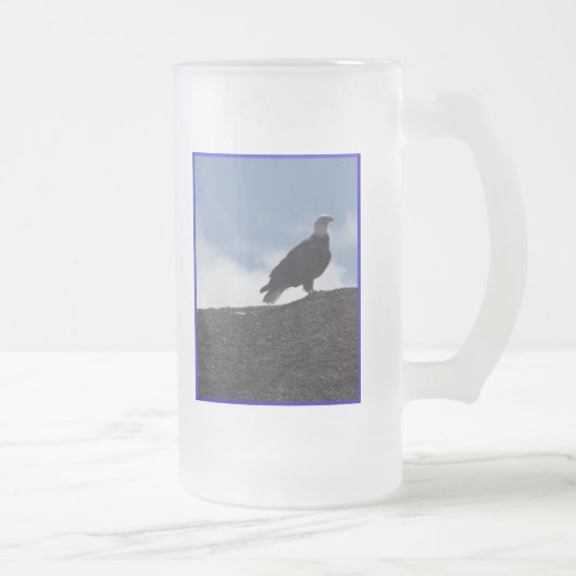 高地にハゲのワシ#2 フロストグラスビールジョッキ (右)