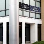 高地のフェスティバルの一族によってはHumeのテントが家へ帰ります 横断幕 (ビルの外側)