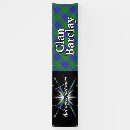 高地のフェスティバルの一族のバークレイの狩りのタータンチェックのテント 横断幕 (縦)