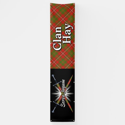 高地のフェスティバルの一族はテントを干し草にします 横断幕 (縦)