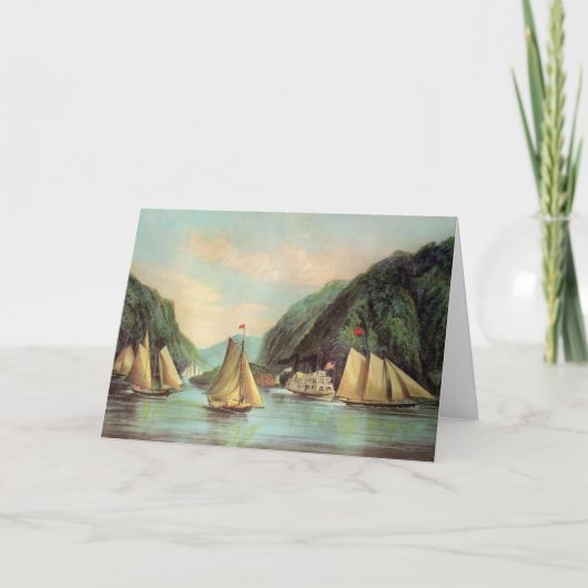 高地の挨拶状への入口 カード (正面)