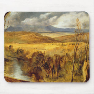 高地の景色、c.1825-35 (油船上に) マウスパッド