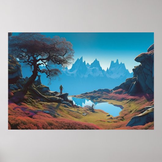 高地の湖 ポスター (正面)