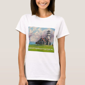 高地の灯台ケープコッド、MA Tシャツ