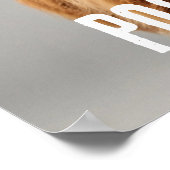 高地の牛おもしろいトイレのトイレ ポスター (角)