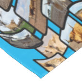 高地の牛がモンタージュ写真に テーブルクロス (アングル)