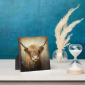 高地の牛の卓上プラーク フォトプラーク (インサイチュ)