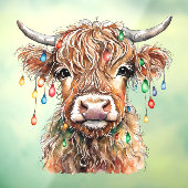 高地の牛の窓にしがみつく ウィンドウサイン (シート3)