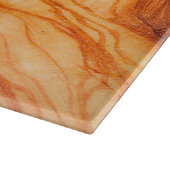 高地の牛シェフとティキのテクスチャードグラス カッティングボード (角)