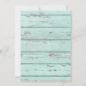 高地の牛野花の赤ちゃんシャワー 招待状 (裏面)