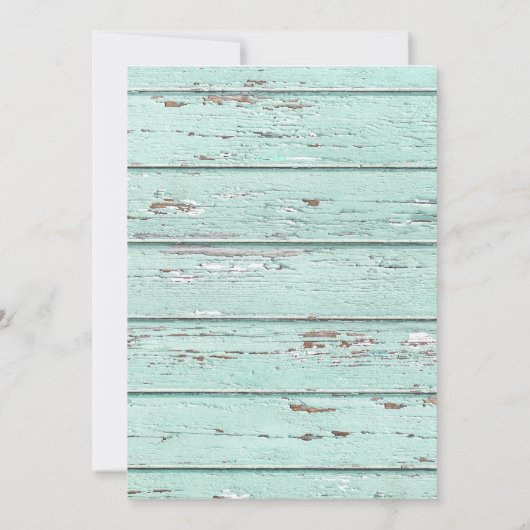 高地の牛野花の赤ちゃんシャワー 招待状 (裏面)