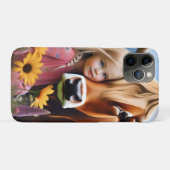 **「高地の絆：子供と牛の絆** Case-Mate iPhoneケース (裏面(横))