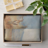 高地の風景、芸術の中の赤い鹿 薄葉紙 (ギフト)