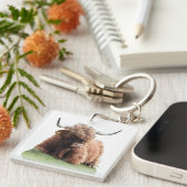 高地モー牛 キーホルダー (正面右)