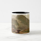 高地場面 ツートーンマグカップ (中央)