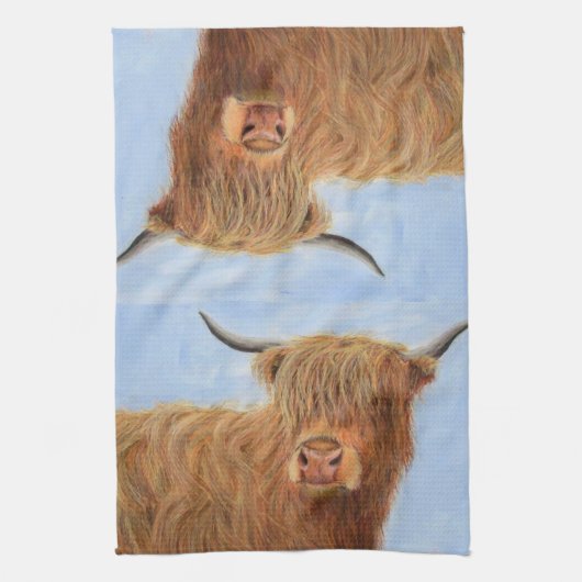 高地居住者 キッチンタオル (縦)