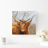 高地牛の壁時計 スクエア壁時計 (ホーム)