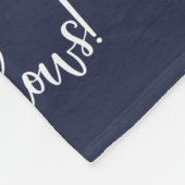 高地牛シルエットを愛するちょうど女の子 フリースブランケット (角)