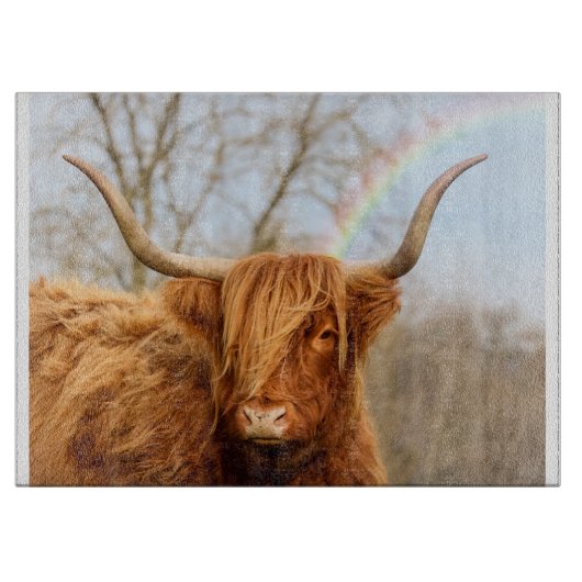 高地牛用ガラスチョッピングボード カッティングボード (正面)