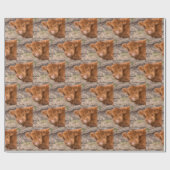 高地牛覆い ラッピングペーパー (フラット)