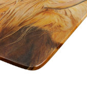 高地牛、スコットランドの牛 カッティングボード (角)