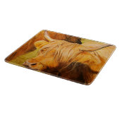 高地牛、スコットランドの牛 カッティングボード (角)