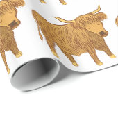 高地牛(鳴き声) ラッピングペーパー (ロールコーナー)