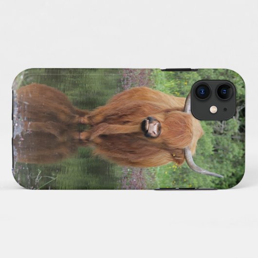 高地牛iPhone 5の場合 Case-Mate iPhoneケース (裏面(横))