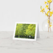 高地Ave、ピッツバーグPAのイチョウの木 カード (黄色い花)