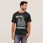 高層スケートボード Tシャツ (正面フル)