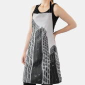 高層ビルドの低角度グレースケール写真 エプロン (インサイチュ)