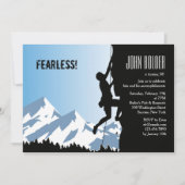 高山のクライマーの招待状 招待状 (正面)