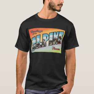 高山のテキサス州からの挨拶-ヴィンテージ旅行 Tシャツ
