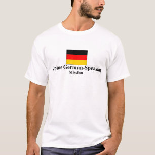 高山のドイツ語を話すLDSの代表団のTシャツ Tシャツ