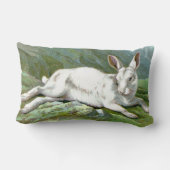 高山のノウサギ ランバークッション (裏面)