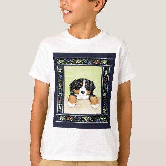 高山のボーダー Tシャツ (正面)