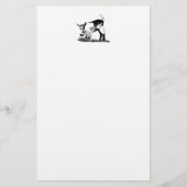 高山の子供 便箋 (正面)