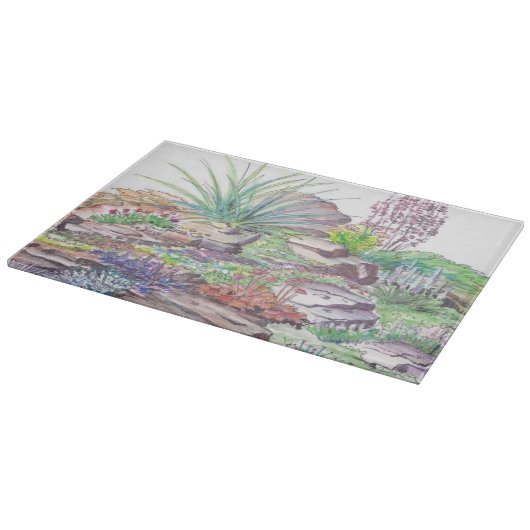 高山の庭の造園 カッティングボード (角)