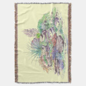 高山の庭の造園 スローブランケット (正面縦)