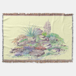 高山の庭の造園 スローブランケット