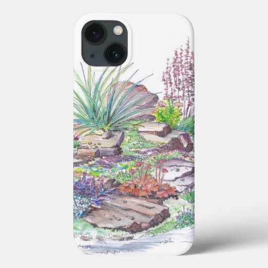 高山の庭の造園 Case-Mate iPhoneケース (裏面)