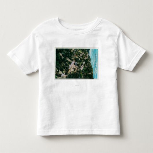 高山の等級の上、Mt. LoweMt。 Lowe、カリフォルニア トドラーTシャツ (正面)