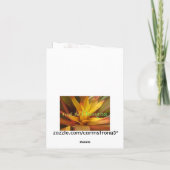 高山の花の挨拶状 サンキューカード (裏面)