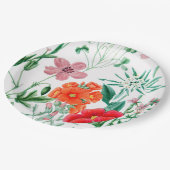 高山の花園のパーティーの紙皿 ペーパープレート (アングル)